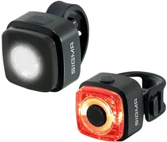 SIGMA SPORT Leuchten-Set Micro - Ride Safe to School - USB-C, 30 Lux, StVZO