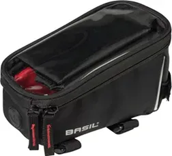 BASIL Rahmentasche Sport Design, 1 l – Schwarz/Rot