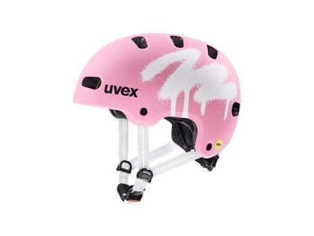 Uvex Kid 4 Style MIPS Helm | violett/rosa | 55-58 cm | Fahrradbekleidung
