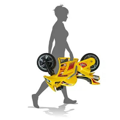 INJUSA Winner Moto Laufrad ab 4-7 Jahre Kindermotorrad Rutscherfahrzeug Indoor & Outdoor