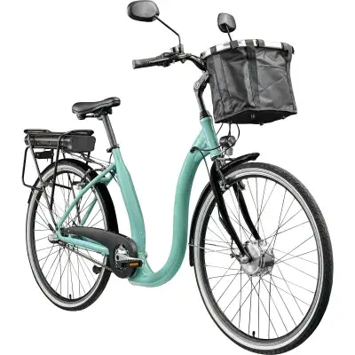Tretwerk Linea 28 Zoll E Bike Damen Pedelec 3 Gang Nabenschaltung Elektro FahrradCitybike retro…