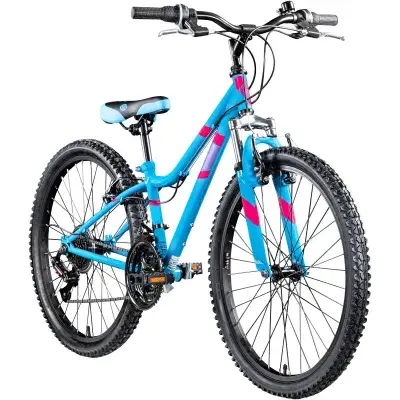 Galano GA20 Jugendfahrrad 24 Zoll Mountainbike 130 - 145 cm 21 Gänge Mädchen Jungen Fahrrad ab 8…