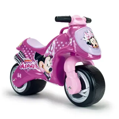 INJUSA Minnie Mouse Kindermotorrad Rutscherfahrzeug Laufrad ab 18 Monaten