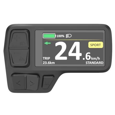 Ananda DF130 E Bike Display Fahrradcomputer TFT 1,9" Farbdisplay mit Bluetooth 8 Funktionen CAN