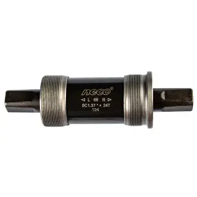 Neco B910 Tretlager Fahrrad 68 Cartridge Vierkant JIS BSA Innenlager 1,37" 24T
