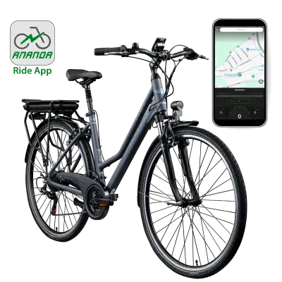 Zündapp Green 7.7 E Bike Damen Trekkingrad 28 Zoll Pedelec 155 - 185 cm Trekkingfahrrad mit 21 Gang…
