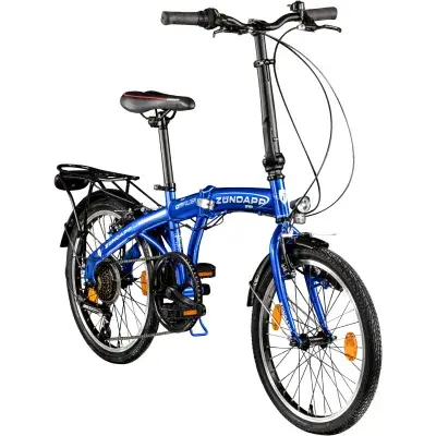 Zündapp ZF20 Speed Folder 20 Zoll Klapprad Faltrad Stadtrad Fahrrad faltbar Klappfahrrad StVZO