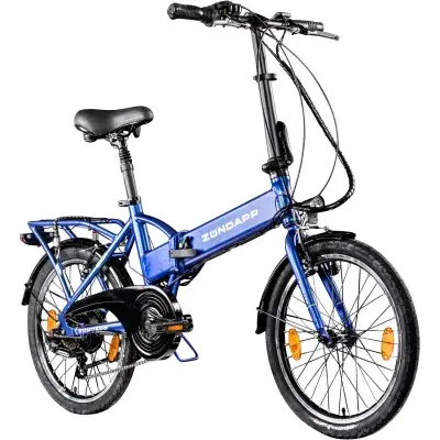 Zündapp Z101 20 Zoll Elektro Klapprad für Erwachsene 150 - 180 cm 6 Gang E Klappfahrrad E Bike…