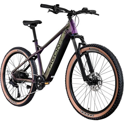 Agon Alpha E Bike Mountainbike Herren 160 - 185 cm Pedelec 27,5 Zoll Hardtail MTB Trail mit Ananda…
