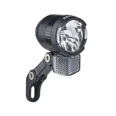 Büchel Shiny 80 Fahrrad Licht 80 Lux Fahrradbeleuchtung LED StVZO Beleuchtung Fahrradlampe weiß…
