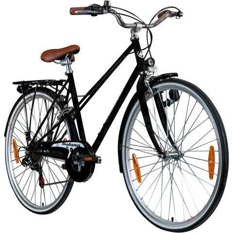 Galano Florenz Damenfahrrad 28 Zoll Stadtrad 155 - 185 cm Cityrad mit 6 Gängen retro Fahrrad Damen…