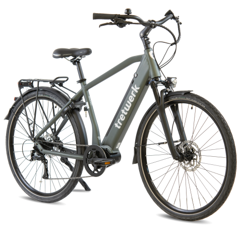 Tretwerk Sonic Pedelec 28 Zoll E Bike Trekkingrad 160 - 180 cm Elektrofahrrad Trekking 8 Gänge…