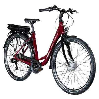 Zündapp Z503 E Bike Damen ab 155 cm Damenfahrrad 28 Zoll Pedelec mit tiefem Einstieg retro…