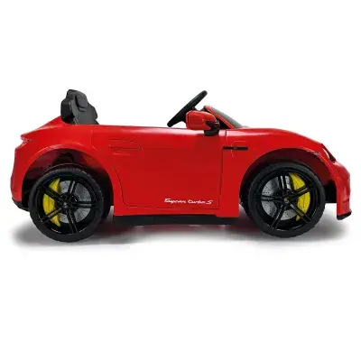 INJUSA Porsche Taycan 12V Elektroauto für Kinder ab 3 Jahren – Luxus Kinderauto mit Licht & Sound