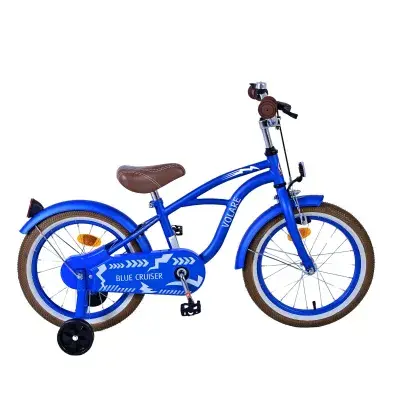 Volare Blue Cruiser Kinderfahrrad 16 Zoll Mädchen Jungen Größe 105 - 120 cm ab 4 Jahre Fahrrad…