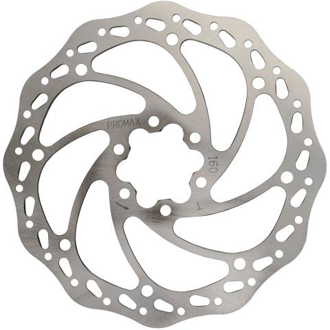 Promax ME Bremsscheibe Fahrrad Scheibenbremse 6 Loch inkl. Schrauben 160 mm 140 mm 180 mm 203 mm…