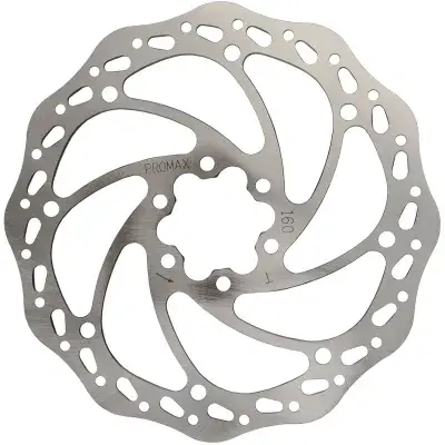 Promax ME Bremsscheibe Fahrrad Scheibenbremse 6 Loch inkl. Schrauben 160 mm 140 mm 180 mm 203 mm…