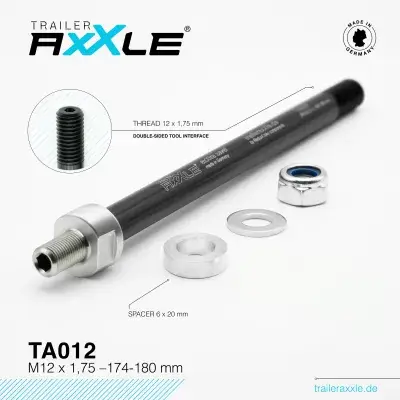 Trailer AxXle TA012 - Die Achse für Fahrrad Kinderanhänger