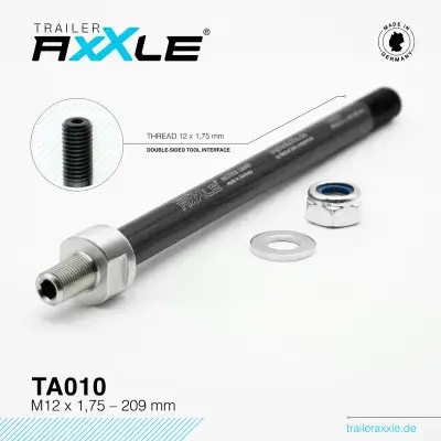 Trailer AxXle TA010 - Die Achse für Fahrrad Kinderanhänger