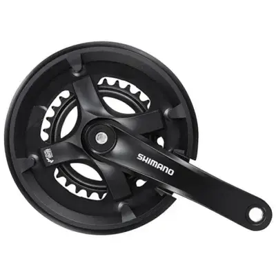Shimano FC-TY501-2 Kurbel 2-fach 30-46 Zähne 175 mm Kurbelgarnitur Tretkurbel Fahrradkurbel…