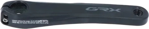 SHIMANO GRX FC-RX600 Kurbelarm links 165 mm Schwarz
