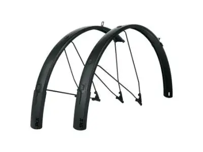 SKS Style Bluemels 28 Zoll Radschützer Set | schwarz/grau | 56 mm | Fahrradteile
