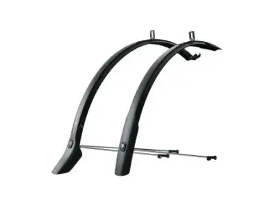 SKS VELO Schutzblech Set mit Streben | schwarz/grau | 42 mm | Fahrradteile