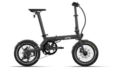 UTO OG16 - 16 Zoll 231Wh 4K Faltrad - onyx schwarz