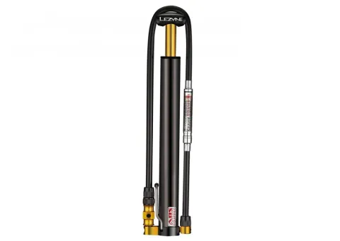 LEZYNE, Pumpen, High-End Minipumpe, CNC Micro Floor Drive HVG, schwarz, Aluminium, mit…