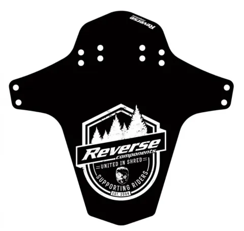 Reverse Schutzblech Mudfender MTB Supporting Riders Vorder- u.Hinterradmontage schwarz weiß