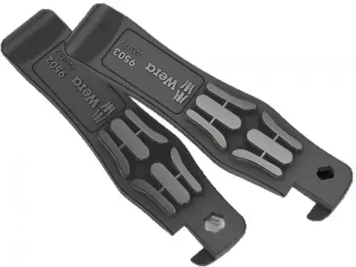 Wera Bicycle Set 13, Reifenheber-Set 2-tlg, mit Bitaufnahme, Ventilausdreher, glasfaserverstärkt,…