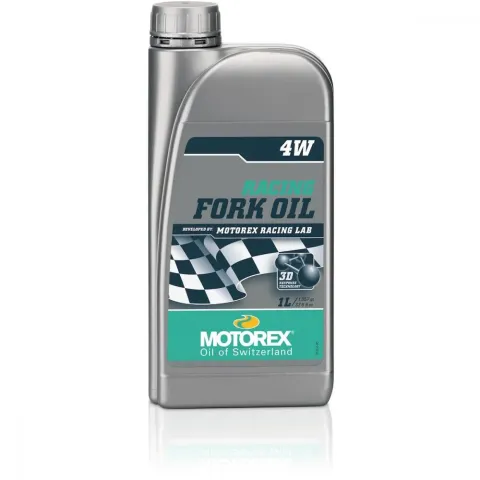 Motorex Racing Fork Oil 4W 1L - Vollsynthetisches Gabelöl mit 3D Response Technology