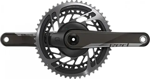 SRAM Kurbelgarnitur Quarq RED AXS 175 mm 46-33T - präzise Leistungsmessung für Road