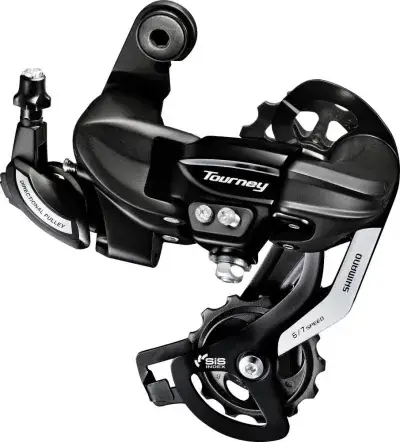 SHIMANO Schaltwerk TOURNEY RD-TY500 6-fach/7-fach Schaltwerk - Langarm für Direktmontage