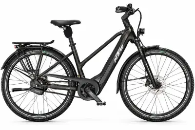 KTM Macina City 810 Belt 800 Wh Damen Trapez schwarz 2027