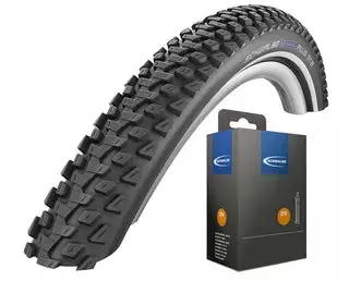Schwalbe Reifen Marathon Plus MTB schwarz Reflex 26" 27,5" 29" - 26" | 26 x 2,25 | 57-559 / DV |…