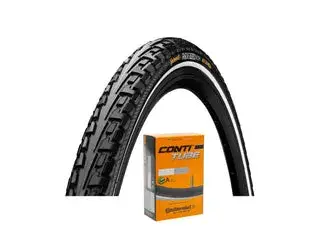Continental Reifen Ride Tour 12" 16" 20" 24" 26" 28" - Schwarz mit Reflexstreifen / 26" | 26 x 1.75…
