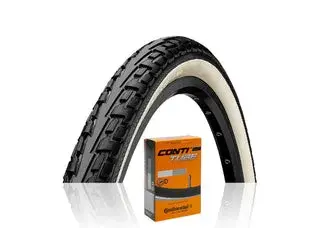 Continental Reifen Ride Tour 12" 16" 20" 24" 26" 28" - Schwarz/Weiß / 24" | 24 x 1.75 | 47-507 / DV…