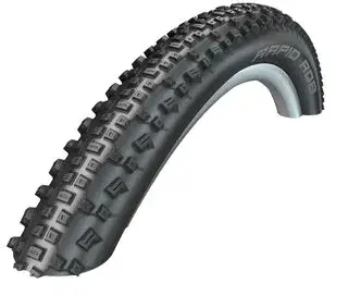 Schwalbe Reifen Rapid Rob Schwarz / Schwarz/Weiß 26" 27,5" 29" - Schwarz / 29" | 29 x 2,25 | 57-622…