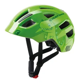 Cratoni Fahrradhelm Maxster Kinder - Dino/grün / XS/S (46-51cm)