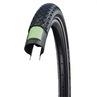 Schwalbe Reifen Green Marathon 28x1,40 Zoll (37-622) | Draht | Schwarz-Reflex