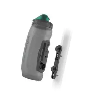 FidlockTrinkflaschen Set TWIST inkl. bike base Fahrrad 590ml transparent schwarz
