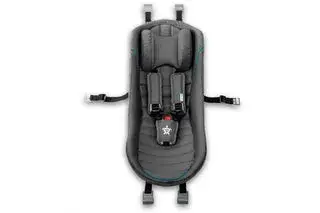 Qeridoo Babyschale (Dunkelgrau) bis 12 kg für Qeridoo Kinderanhänger