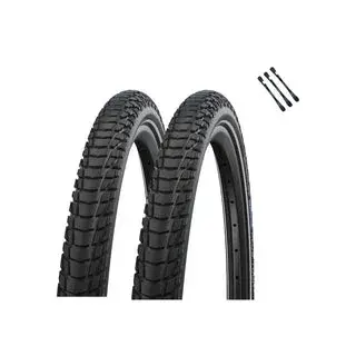 2x Schwalbe Reifen Marathon Plus Tour 2022 SmartGuard 28 x 1,50 (40-622) AV/DV/SV + Reifenheber -…