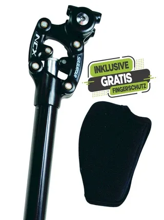 Suntour Parallelogramm Federsattelstütze SP12-NCX - 27,2 mm / 350 mm / 90-120 kg