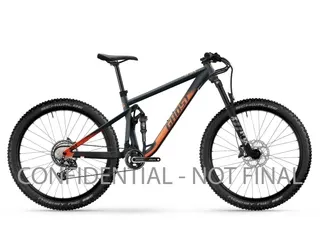 GHOST RIOT TRAIL AL/AL 140/140 Essential Unisex dark grey/rusty orange - matt - Dark Grey Rusty…