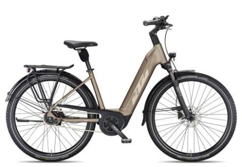 KTM Macina City P610 Wave 2025 | oak matt/champagne orange | 43 cm | E-Cityräder