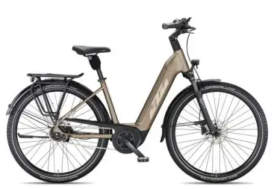 KTM Macina City P610 Wave 2025 | oak matt/champagne orange | 43 cm | E-Cityräder