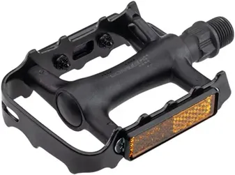 CONTEC Flow - MTB-/ATB-Pedale – Schwarz, 9/16", mit Reflektoren, Paar