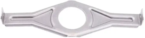 hebie Steckbrille - 180 mm, 2-Punkt für BSA Lager – Aluminium, Silber